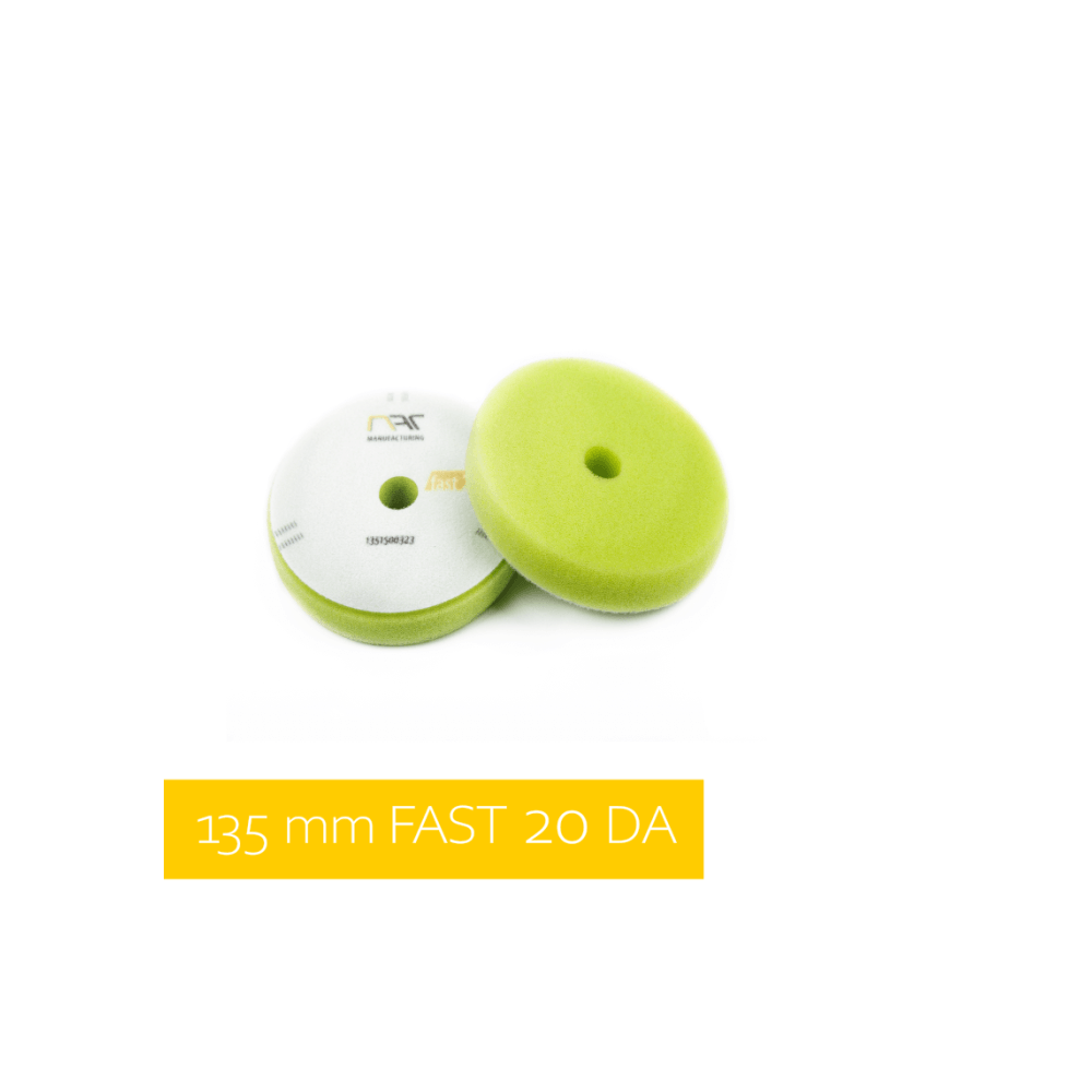 NAT Gąbka Polerska 135x20 FAST 20 DA Zielona