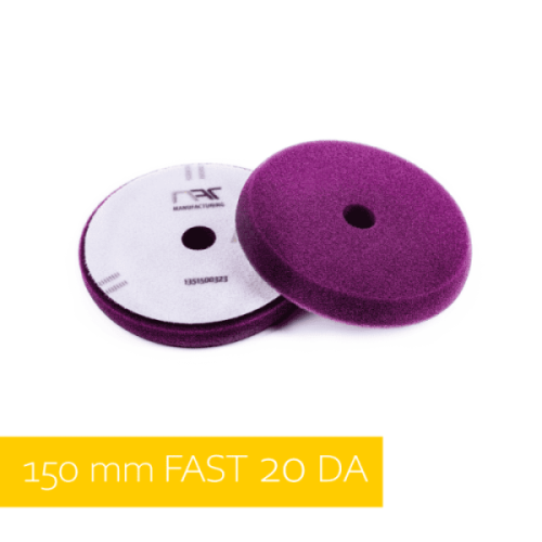 NAT Gąbka Polerska 150x20 FAST 20 DA FIOLETOWA