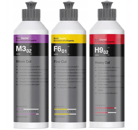 Koch Chemie Zestaw Past Polerskich M3.02 F6.01 H9