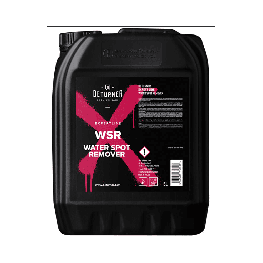 DETURNER WSR Water Spot Remover Preparat do Usuwania Osadów Mineralnych 5l