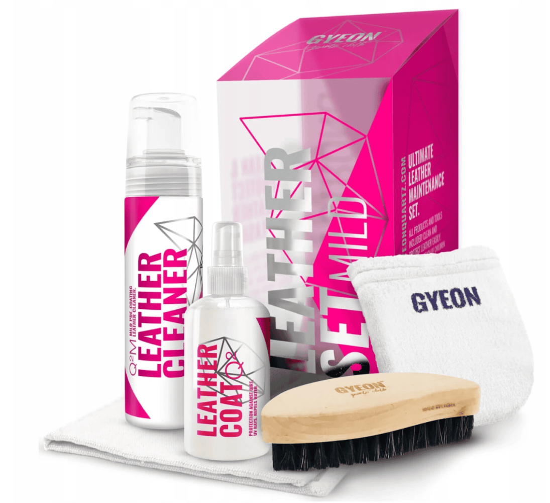 Gyeon Q2M Leather Set MILD – Zestaw Do Bieżącej Pielęgnacji Skóry