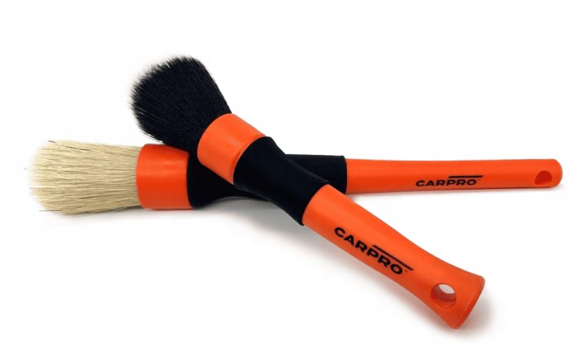 CarPro Detailing Brushes - Zestaw Delikatnych Pędzelków 2 sztuki