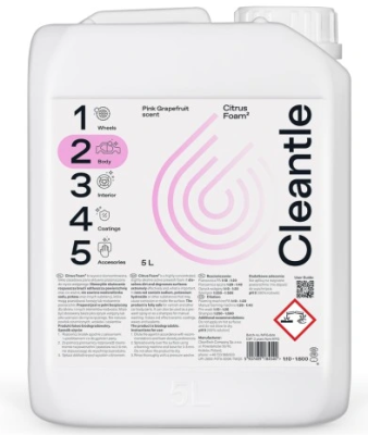 CLEANTLE Citrus Foam2 5L Zasadowa Aktywna Piana