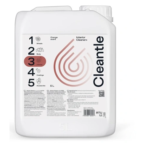 CLEANTLE Interior Cleaner 5L Czyszczenie Wnętrza