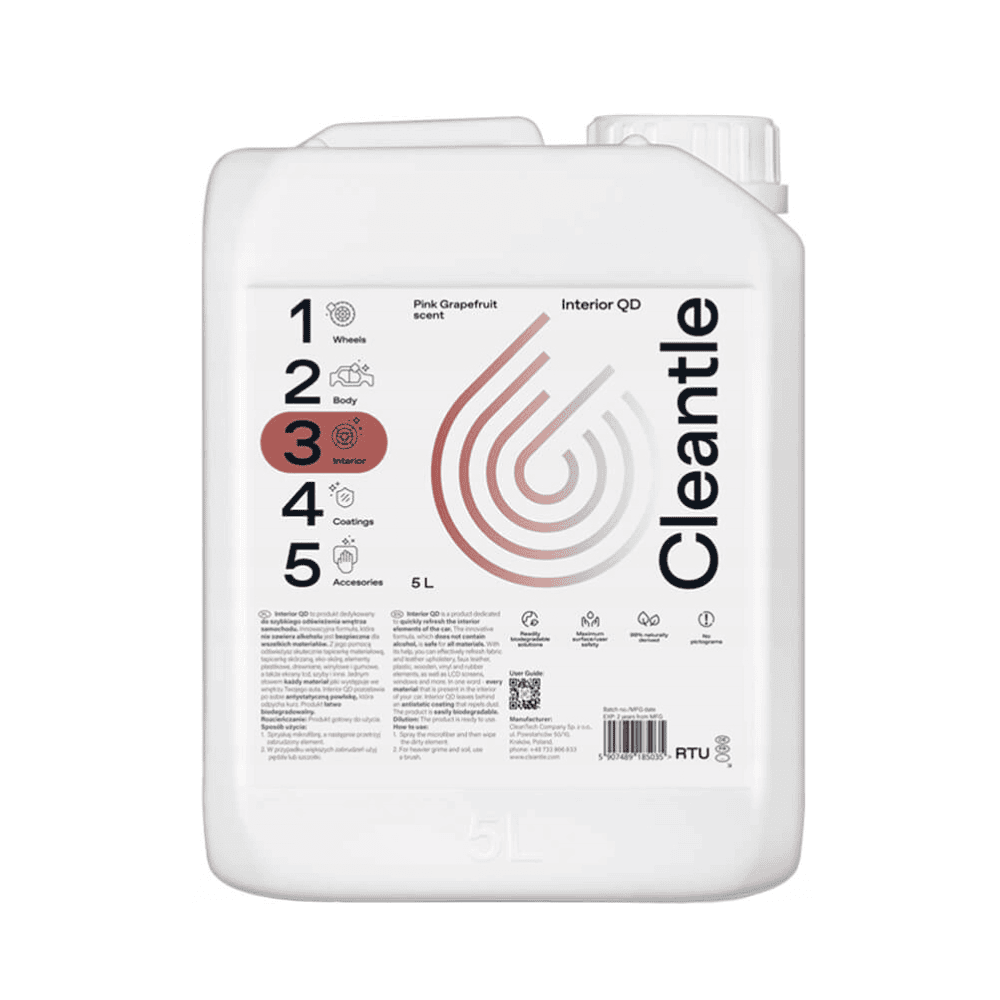 CLEANTLE Interior QD Odświeżenie Wnętrza 5l