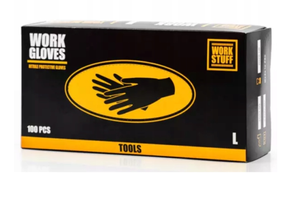 Work Stuff Work Gloves L - Rękawiczki Nitrylowe 100szt.