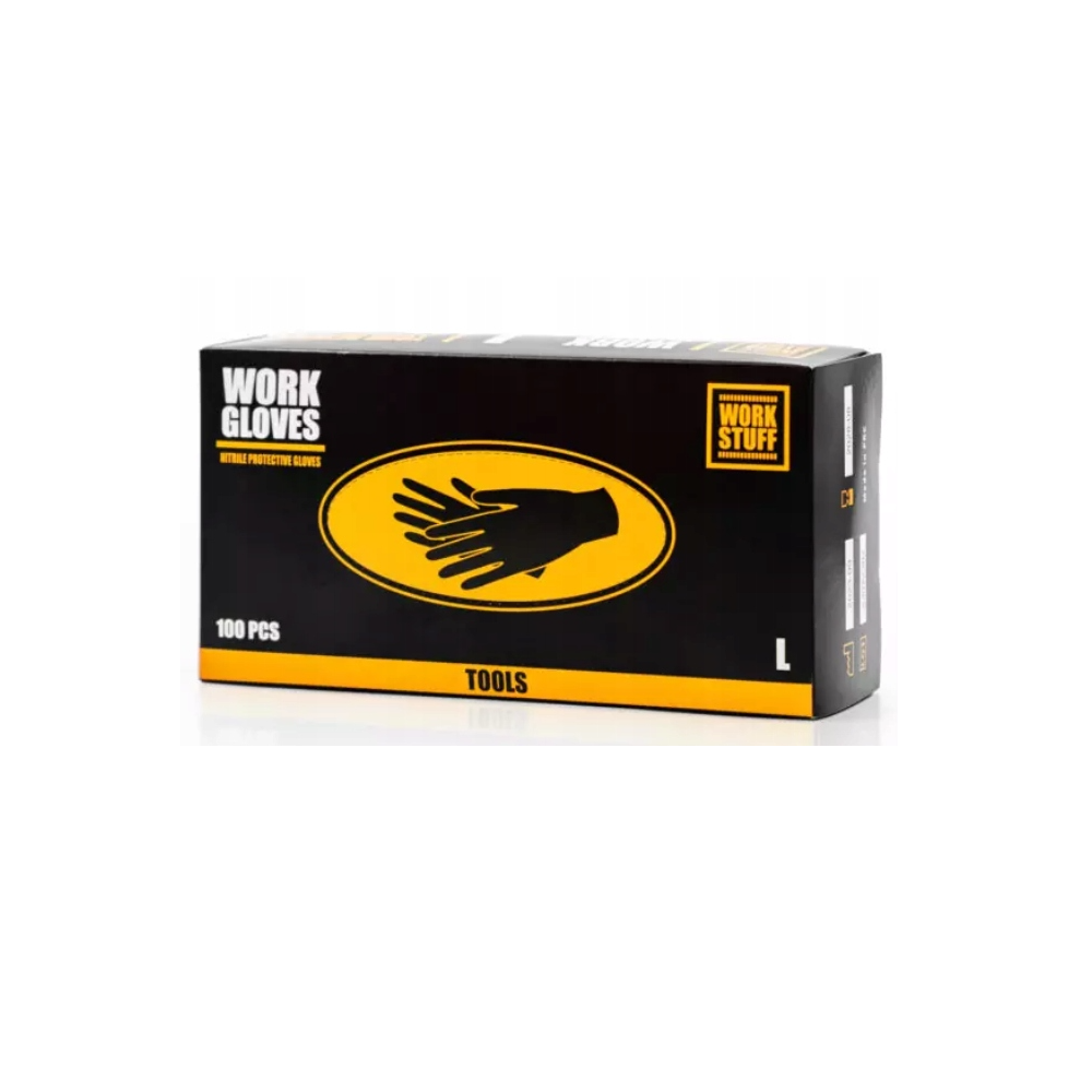 Work Stuff Work Gloves L - Rękawiczki Nitrylowe 100szt.