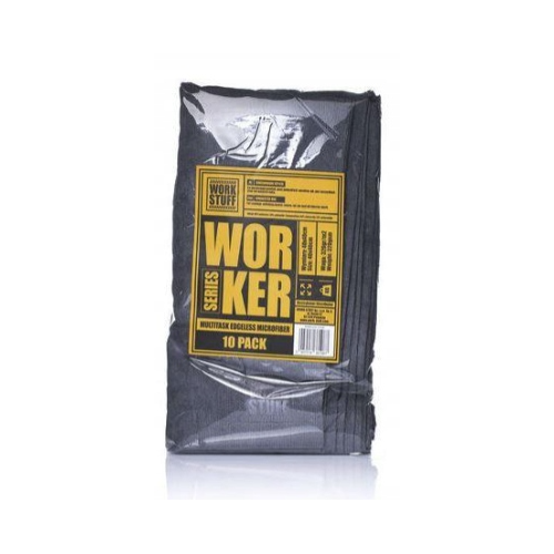 WORK STUFF Worker 10pack Grey 40x40cm 320gsm Bezszwowa Mikrofibra