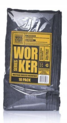 WORK STUFF Worker 10pack Grey 40x40cm 320gsm Bezszwowa Mikrofibra