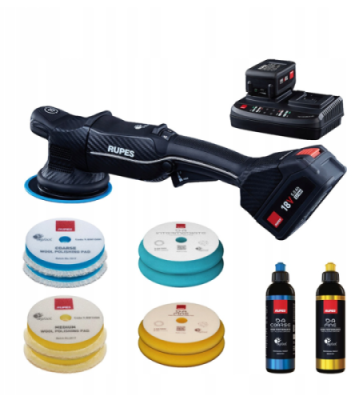 Rupes HLR21 iBrid - zestaw BAS Maszyna Polerska Dual Action 21mm skoku