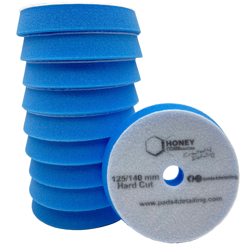 Honey Combination Zestaw 10 szt. Gąbka polerska R-DA Niebieska 125/140/25mm