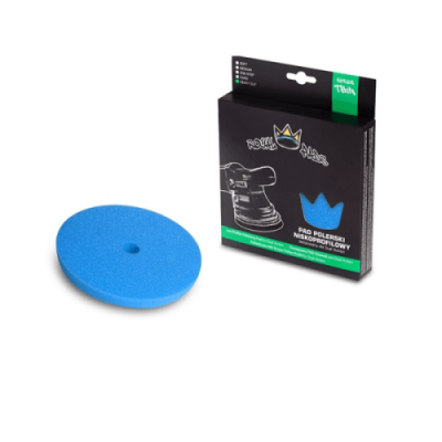 Royal Pads Thin Heavy Cut Pad 80/90mm - niebieski pad polerski mocno tnący