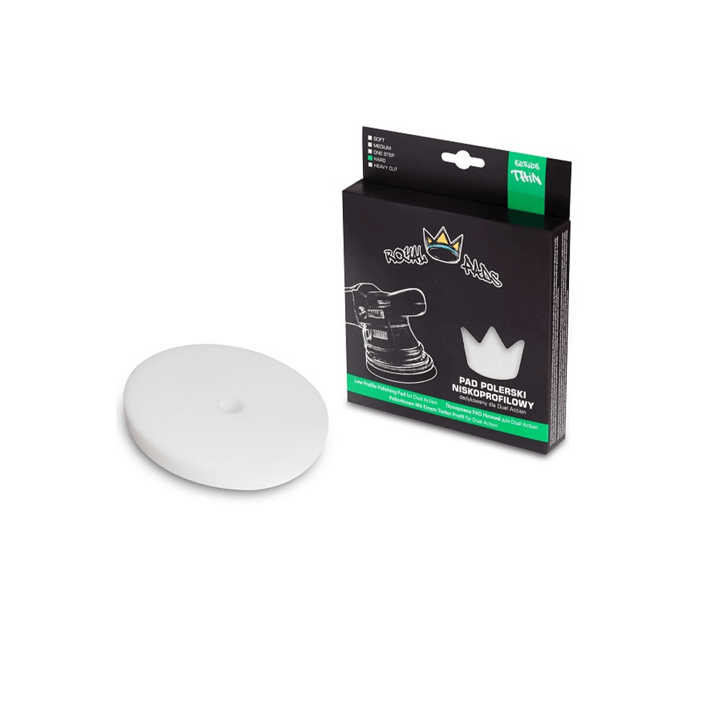 Royal Pads Thin Hard Pad 150/165mm - biały pad polerski tnący