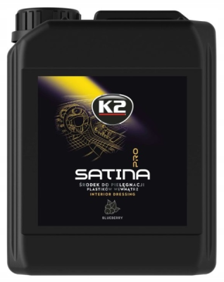 K2 SATINA PRO BLUEBERRY Środek do Pielęgnacji Wewnętrznych Plastików 5l