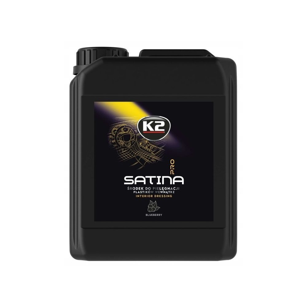K2 SATINA PRO BLUEBERRY Środek do Pielęgnacji Wewnętrznych Plastików 5l
