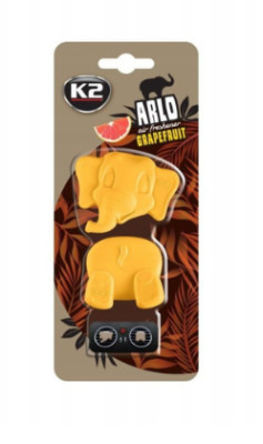 K2 ARLO ZAPACH SAMOCHODOWY SŁONIK grapefruit
