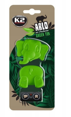 K2 ARLO ZAPACH SAMOCHODOWY SŁONIK green tea