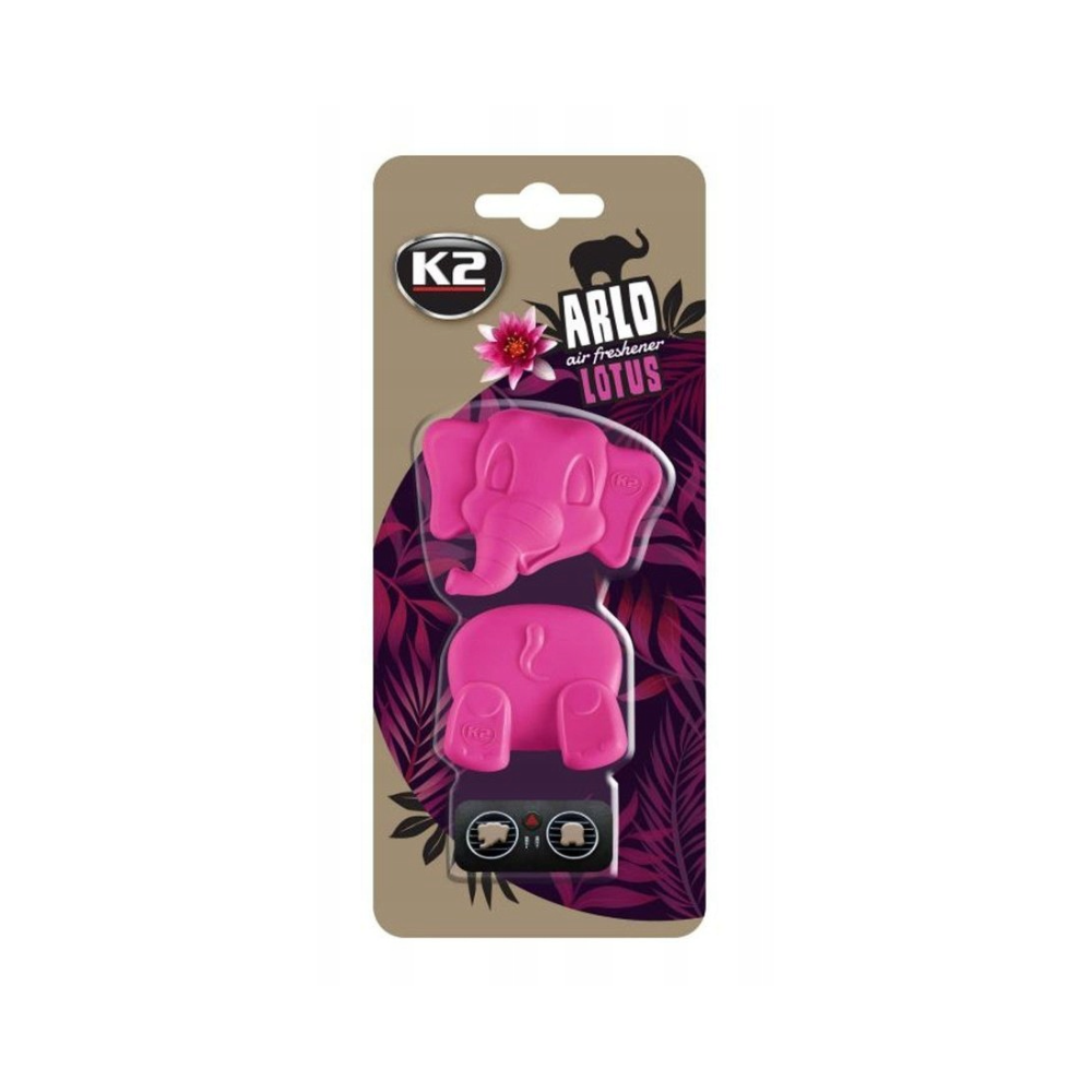 K2 ARLO ZAPACH SAMOCHODOWY SŁONIK Lotus
