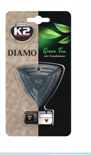 K2 DIAMO ZAPACH SAMOCHODOWY NA KRATKĘ Green tea
