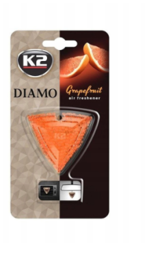K2 DIAMO Zapach samochodowy na kratkę Grapefruit
