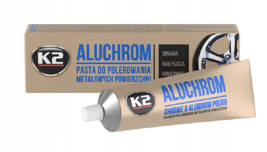 K2 Aluchrom 120 g pasta do polerowania metali