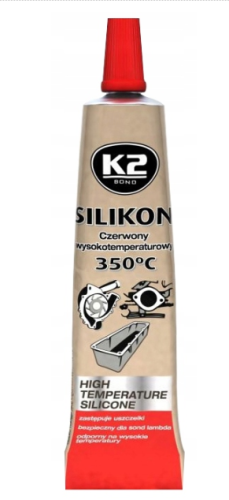 K2 SILIKON Czerwony 350C 21g