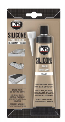 K2 SILIKON Bezbarwny +204C 85G