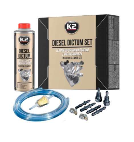 Zestaw do czyszczenia wtryskiwaczy K2 Diesel Dictum set