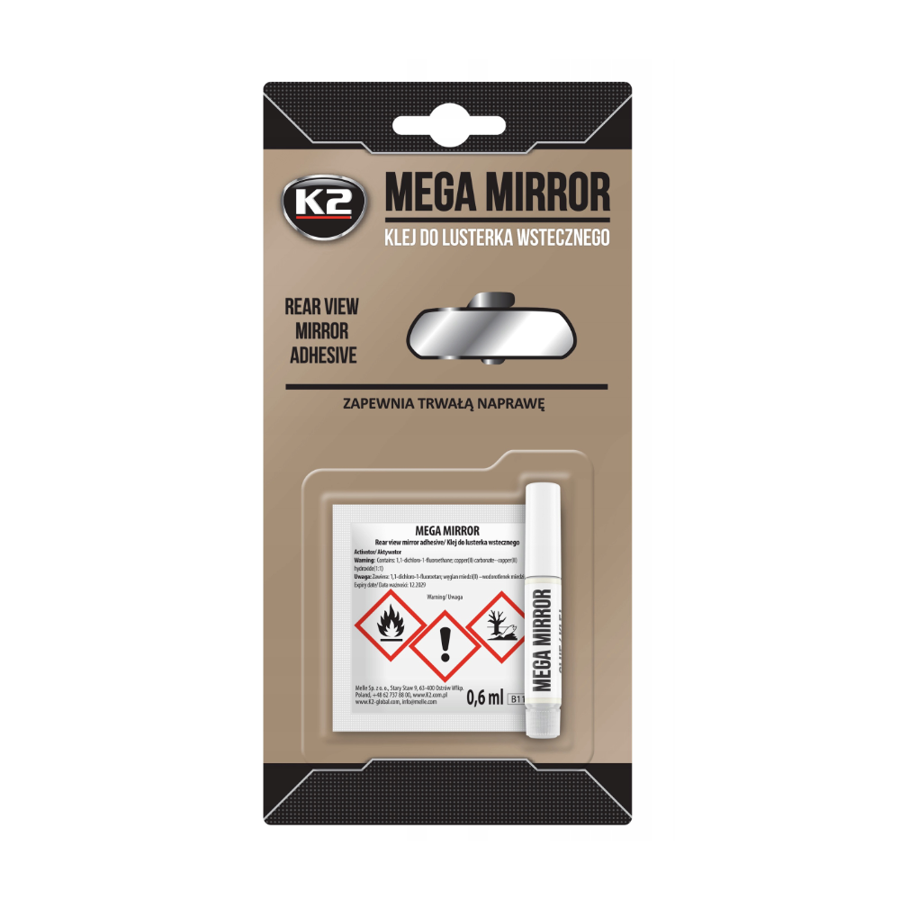 K2 MEGA MIRROR-klej do lusterka wstecznego
