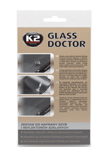 K2 Glass Doctor Zestaw do naprawy szyb i reflektorów