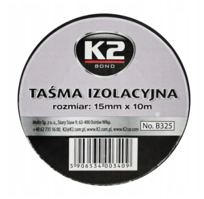 K2 Taśma Izolacyjna Czarna