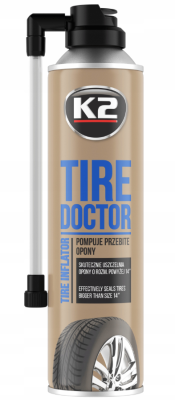 K2 TIRE DOCTOR-Uszczelniacz przebitych opon 500ml