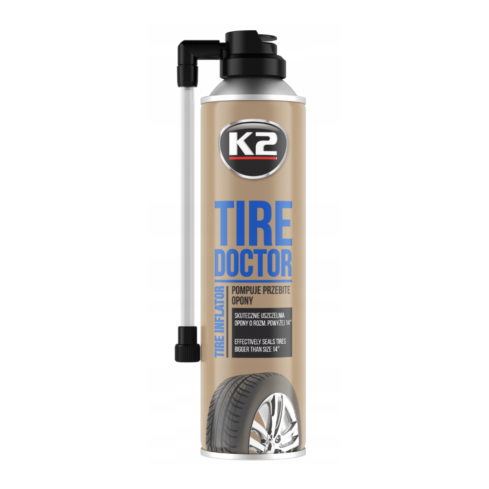 K2 TIRE DOCTOR-Uszczelniacz przebitych opon 500ml