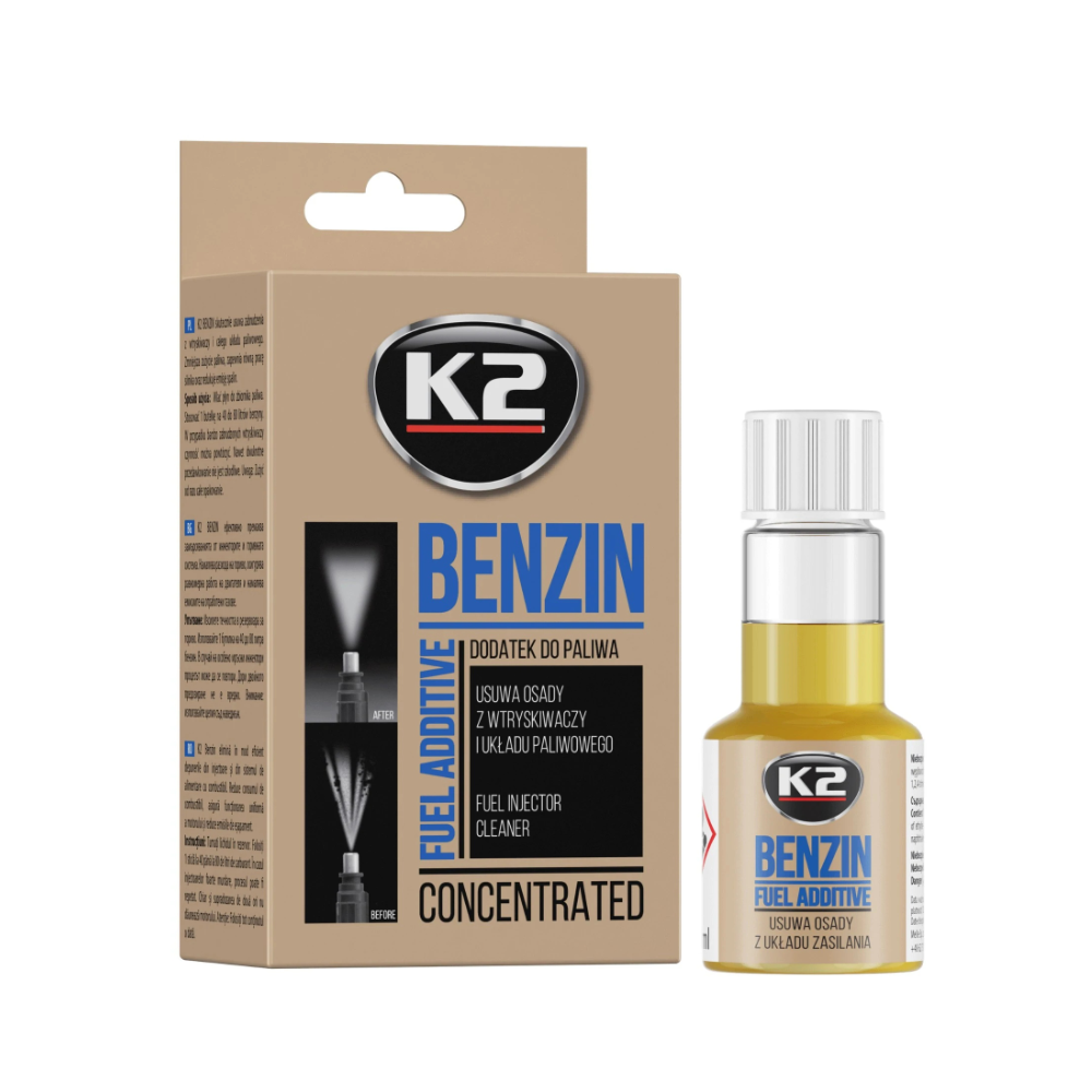 K2 Benzin 50ml środek do czyszczenia wtrysków