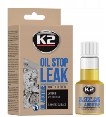 K2 Stop Leak Oil-zapobiega wyciekom,redukuje zużycie oleju 50ml