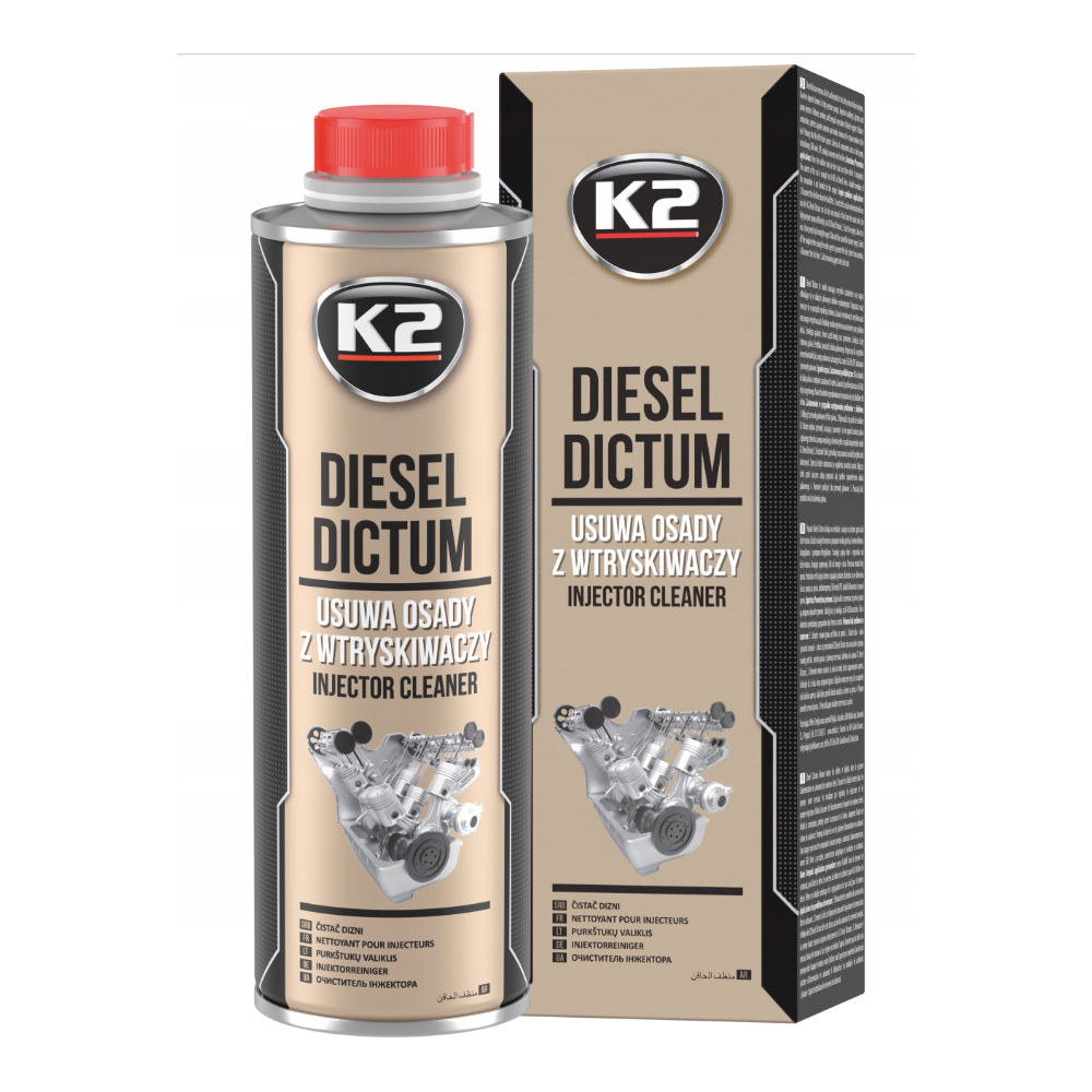 K2 Diesel Dictum 500ml-środek do czyszczenia zabrudzeń we wtryskiwaczach