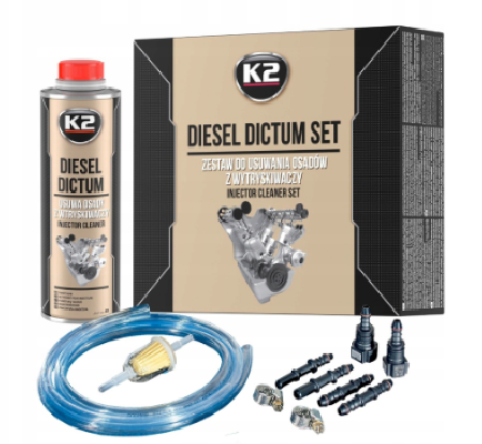 K2 Diesel Dictum set-Zestaw do czyszczenia wtryskiwaczy