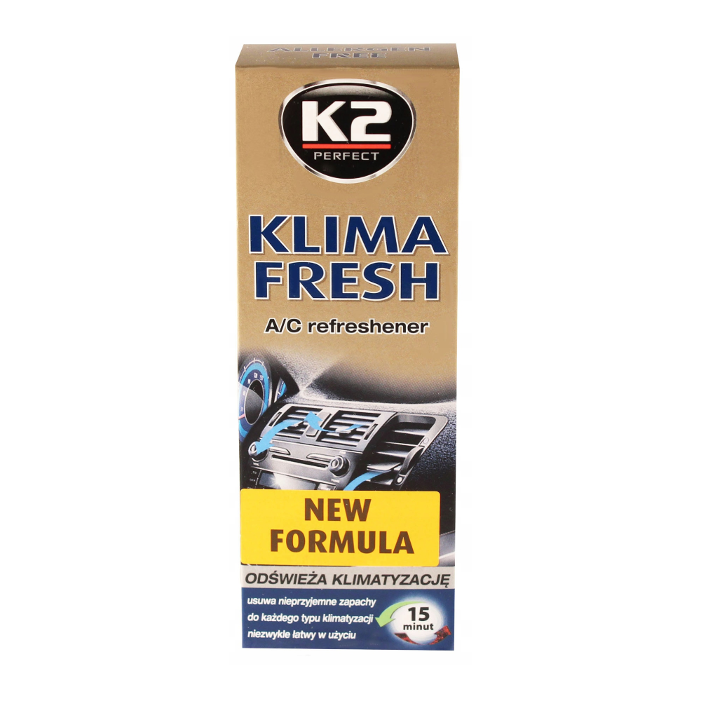K2 KLIMA FRESH-odświeżacz do klimatyzacji Lemon 150ml