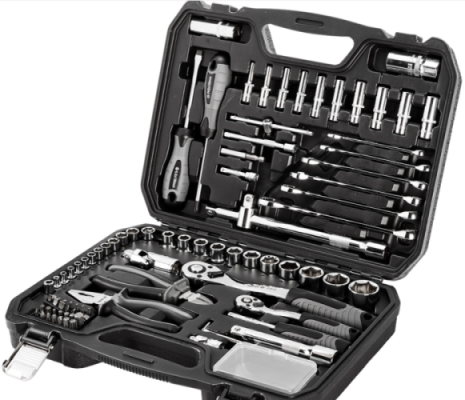 NEO TOOLS Zestaw narzędzi M4K Garage, 90 elementów