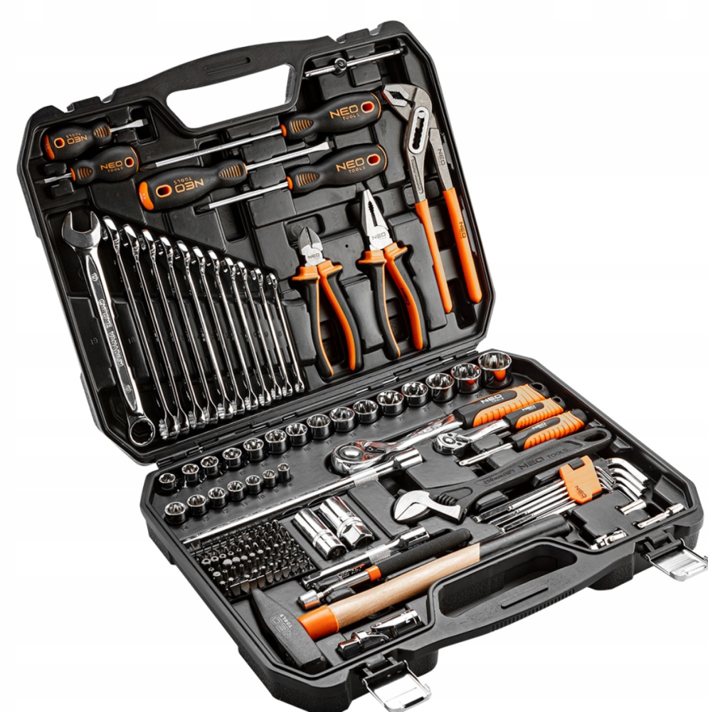 NEO TOOLS zestaw narzędzi 143 szt