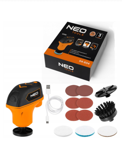 NEO TOOLS Mini urządzenie wielofunkcyjne/polerka 4V LI-ON usb C