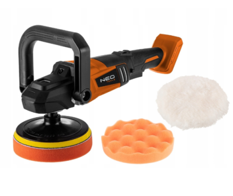 NEO TOOLS Polerka akumulatorowa bezszczotkowa Energy+ 18V,M14 150mm