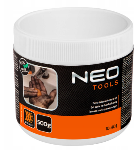 Neo Tools pasta do mycia rąk, do usuwania trudnych zabrudzeń - słoik 500g