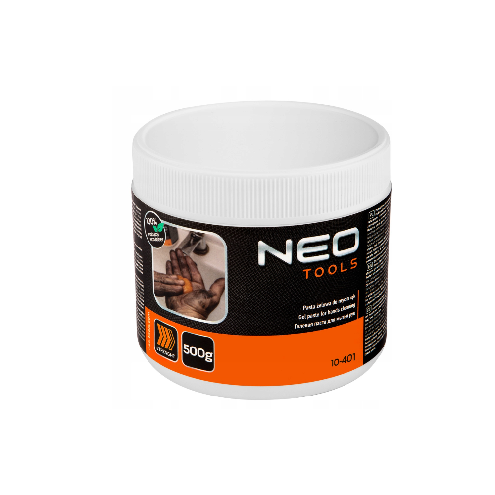 Neo Tools pasta do mycia rąk, do usuwania trudnych zabrudzeń - słoik 500g