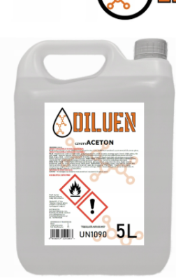 DILUEN Czysty Aceton 5l